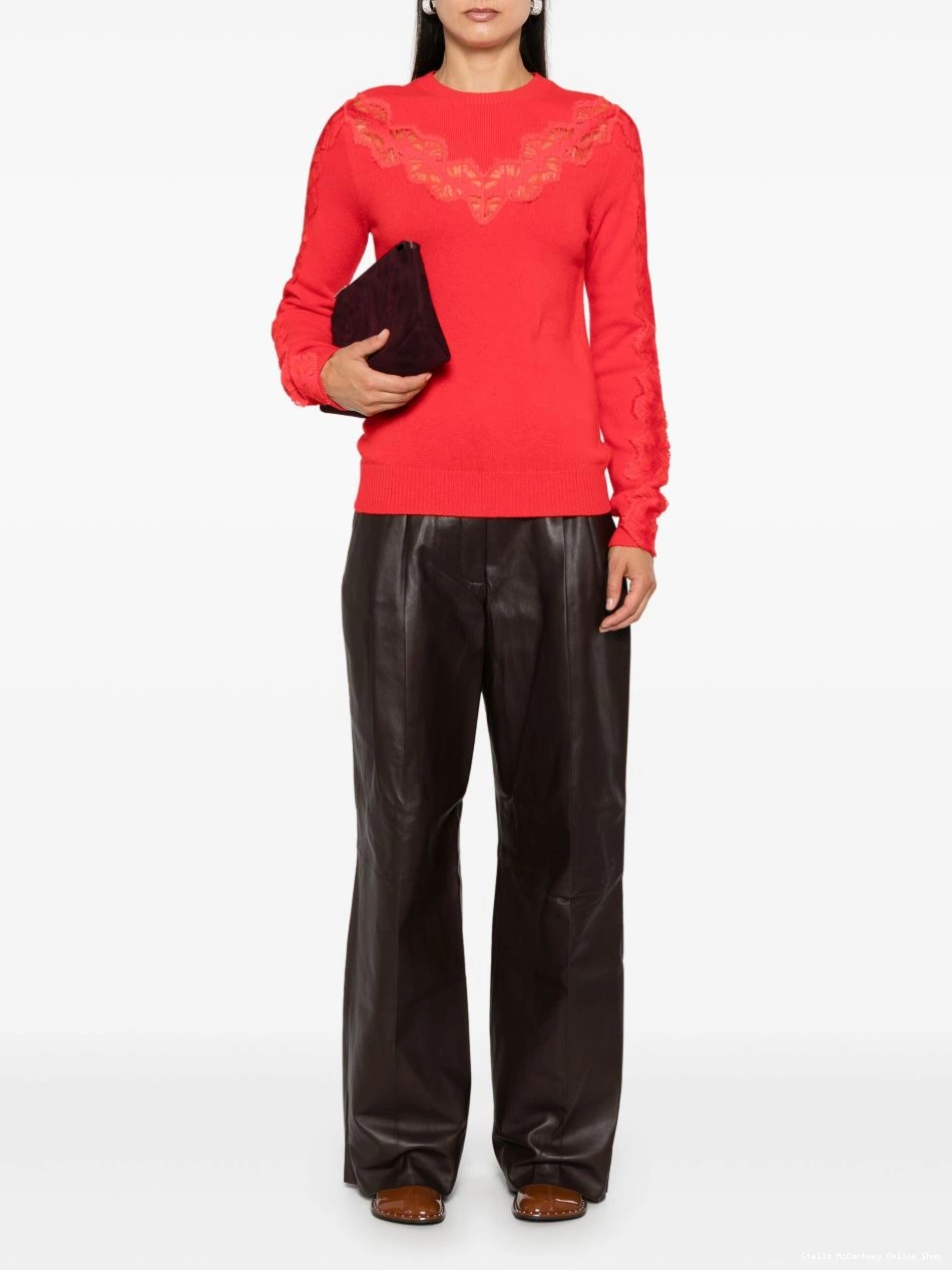 Affordable Women lace-detailed sweater Stella McCartney 0329